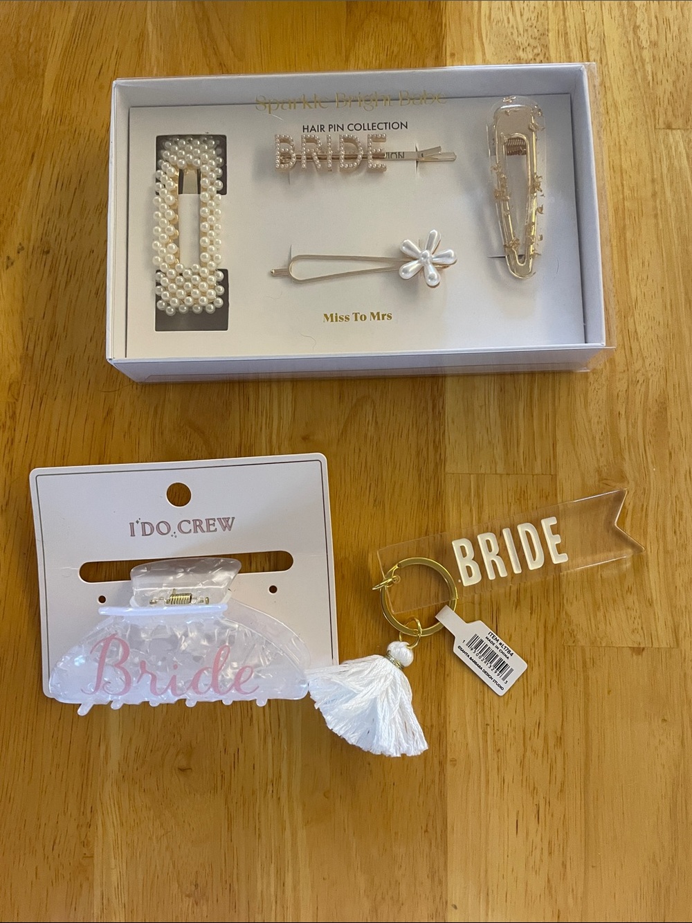 I DO CREW 'Bride' Set